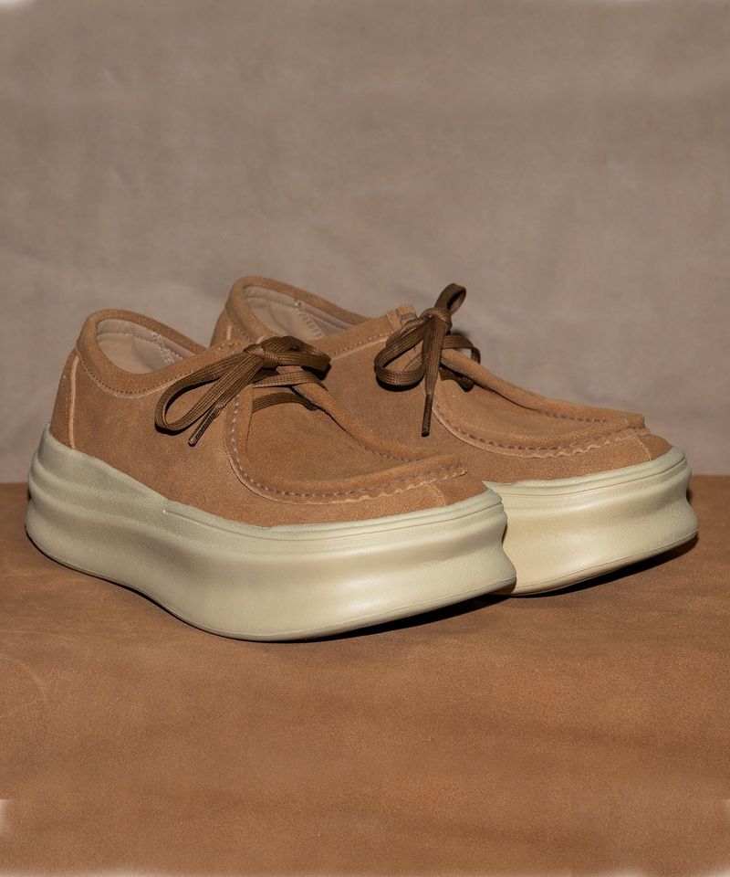 nomatta（ノマッタ）の「PATH オーバーソールワラビー (CAMEL,ORANGE)（シューズ）」