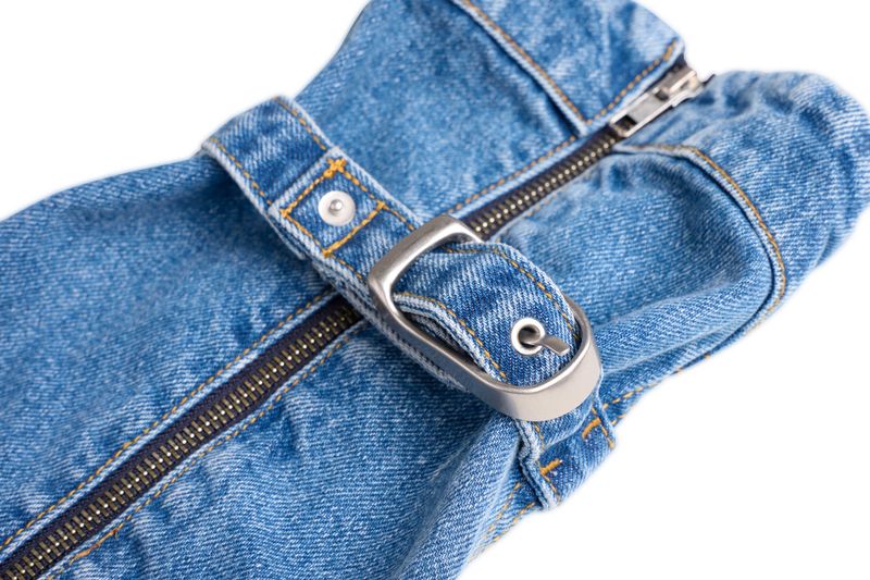 DENIM LEG WARMER (MID BLUE)