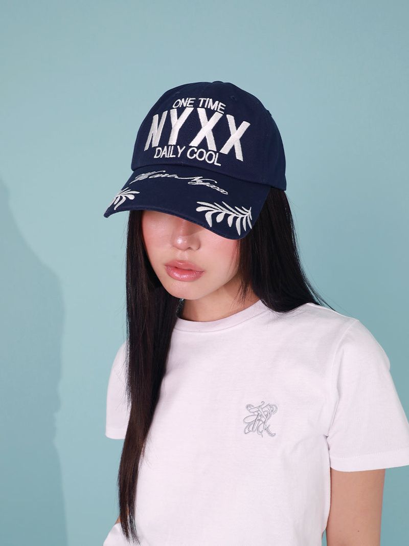 NYX SLOGAN BALL CAP (NAVY)