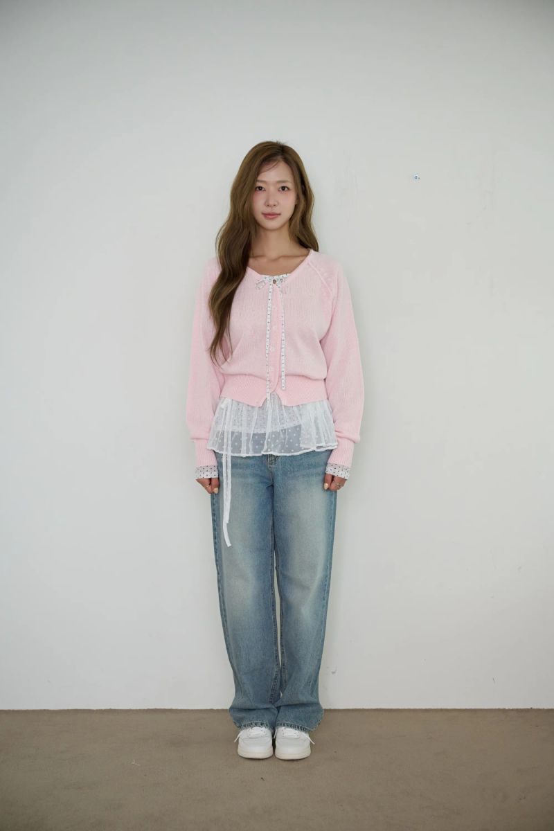 TENDER V-NECK KNIT CARDIGAN