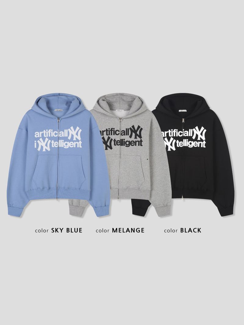 NY Crop Hood Zip-Up