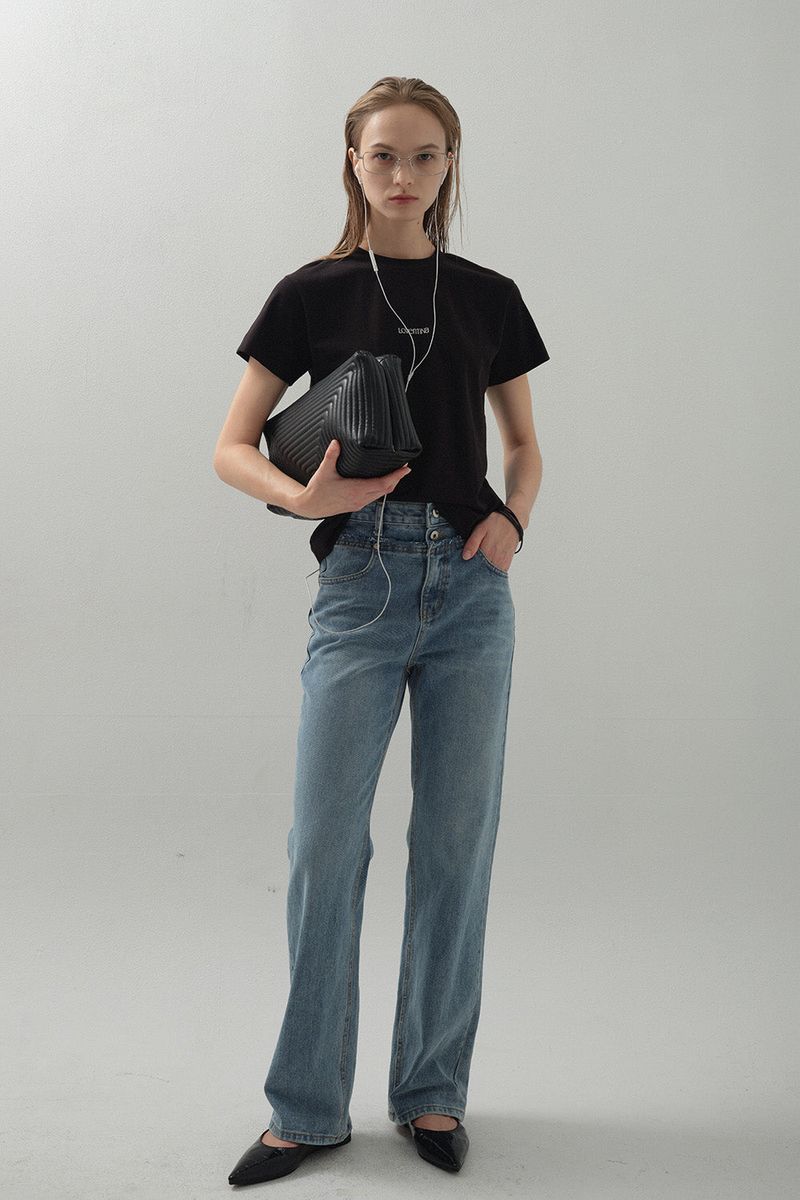 Double Waist Denim_Blue