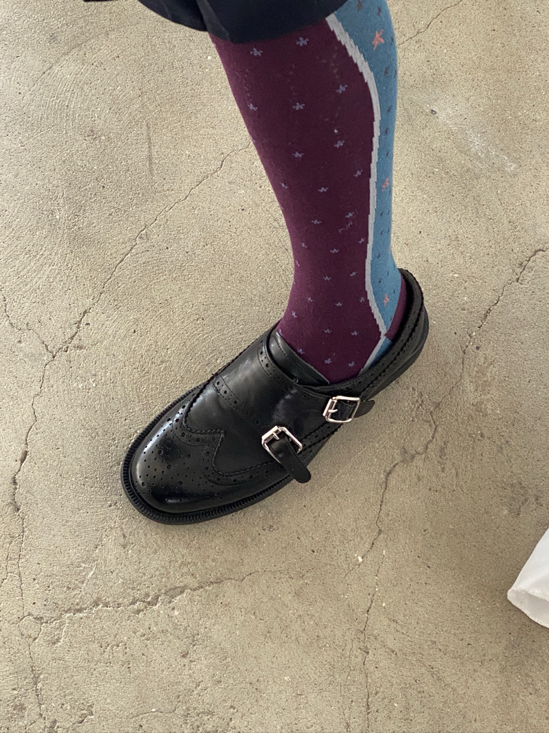 double monk strap loafer