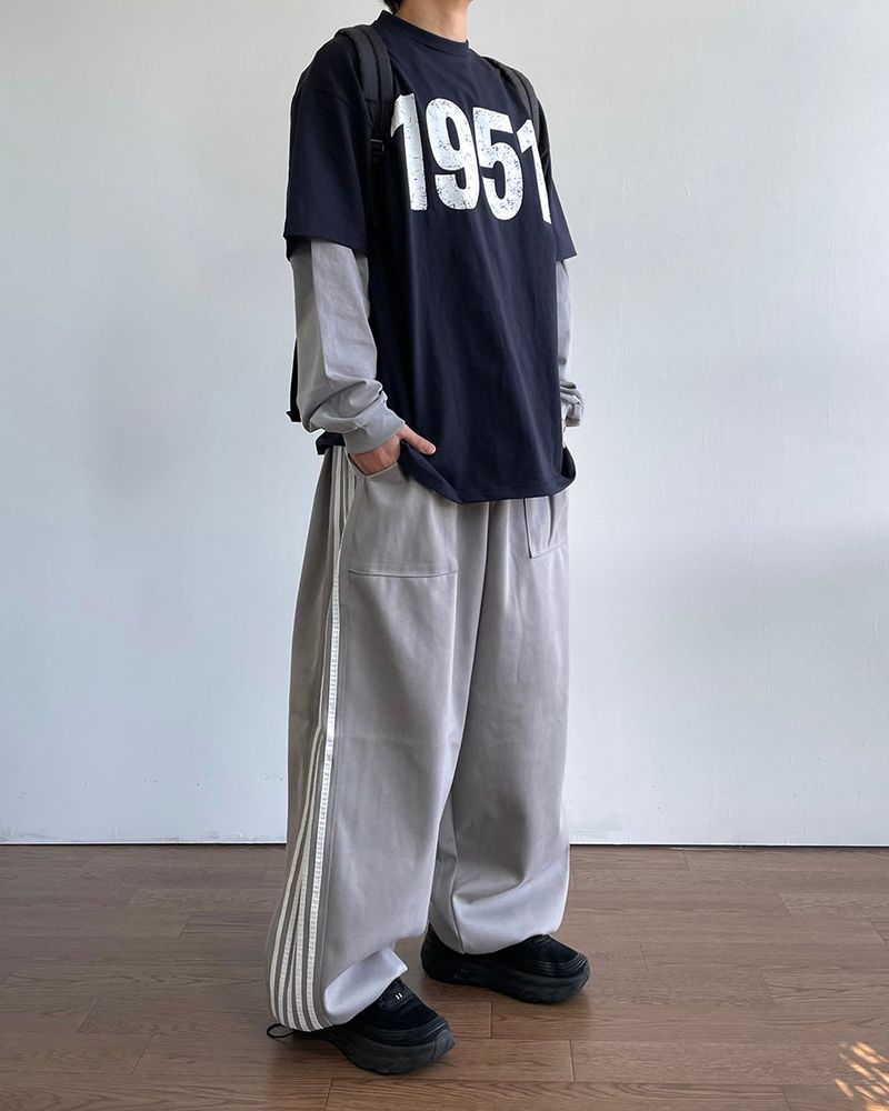 ファイブラインバルーントラックパンツ