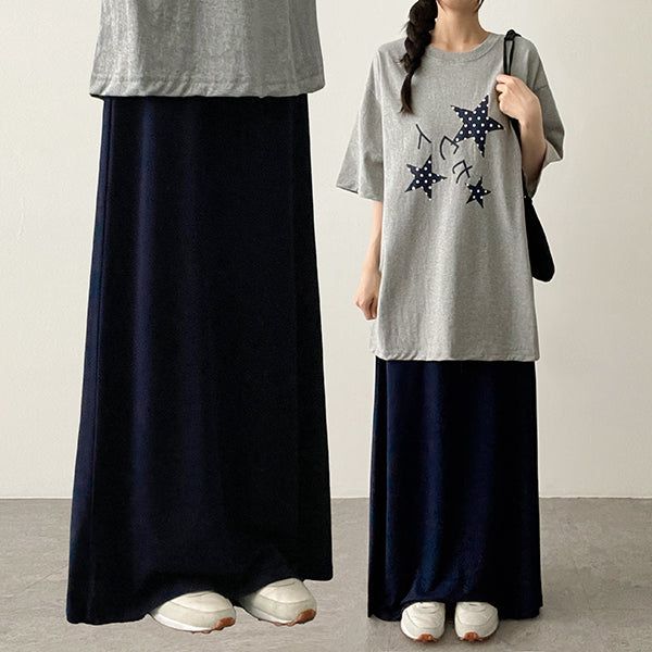 hijjoo（ハイチュー）の「Siege String Banding Daily Long Skirt (4 colors)（Skirts）」
