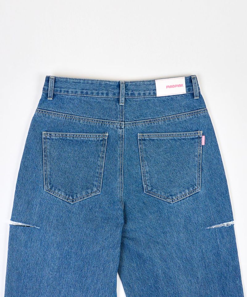 MP HALF CUTTING DENIM PANTS