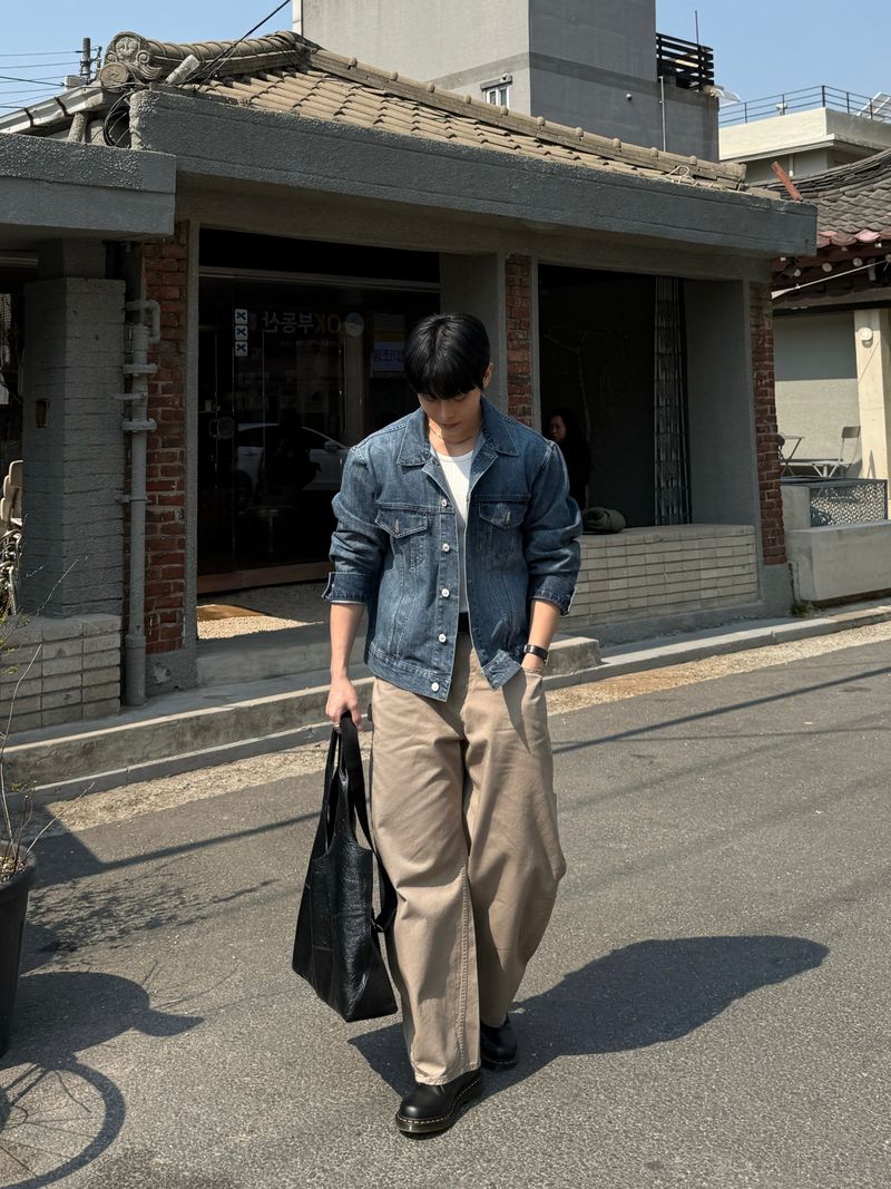 D-ring puttige curved pants