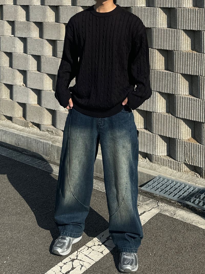 Warmer round knit (6color)