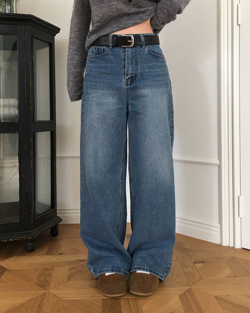 [ORIGINAL] Loose Straight Denim Pants