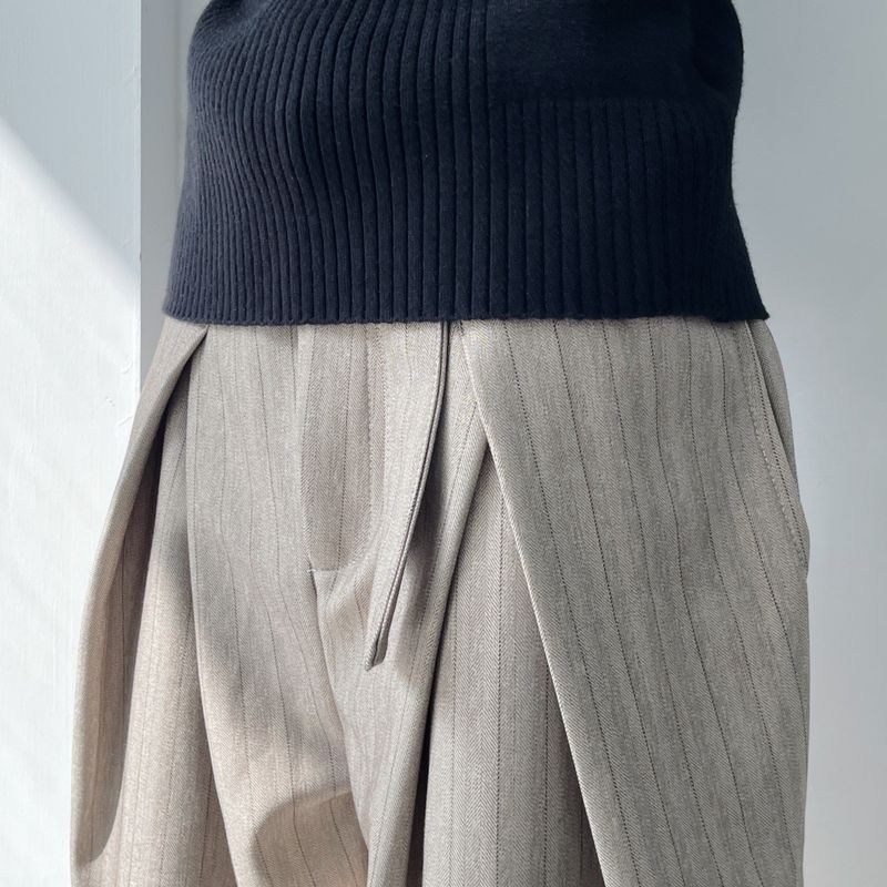 Structured Twill Trousers