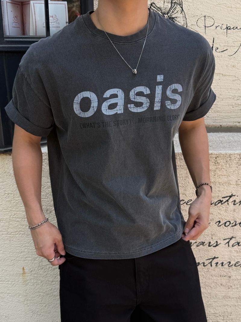 Oasis pigment crop short sleeve
