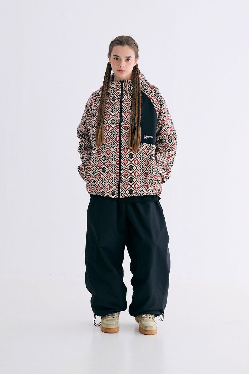BSRABBIT(ビエスラビット)の「ETHNIC HOODED JACKET(Jackets/Outerwear)」