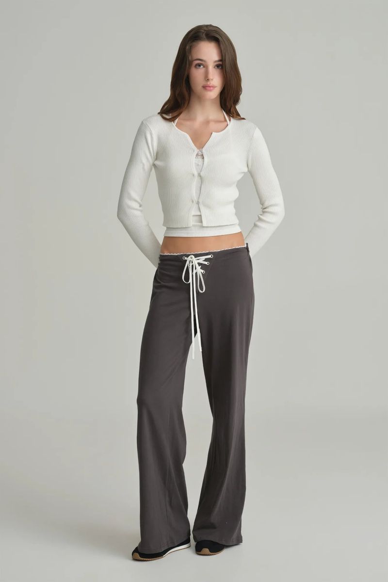Jelly button cardigan, White