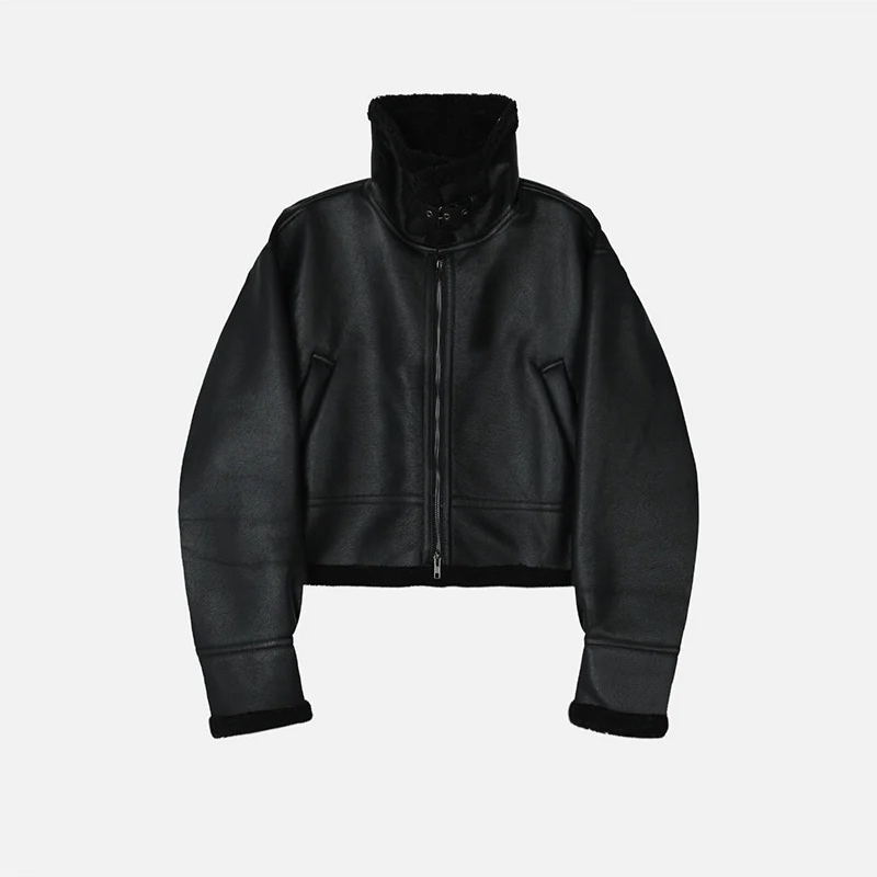 [F/W] Crop gear leather mustang(2color)