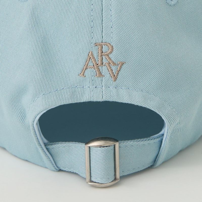 Avivere lettering cap light blue brown