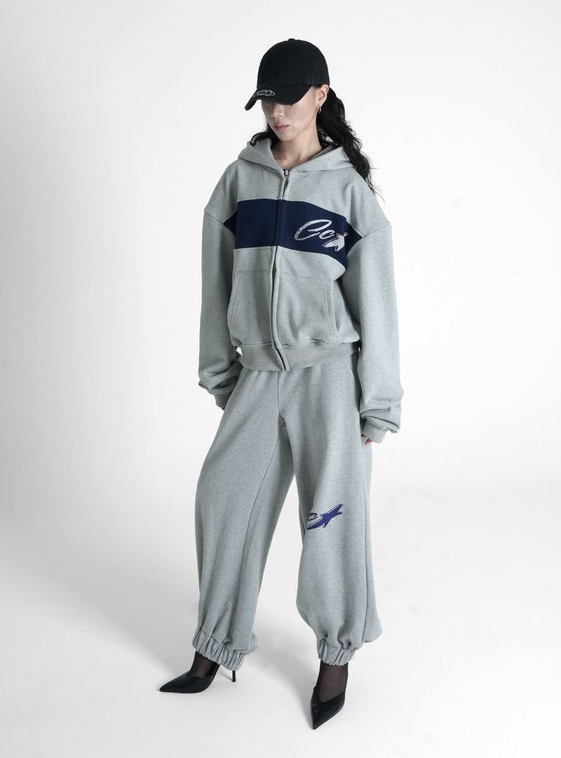 STAR LOGO JOGGER PANTS GREY
