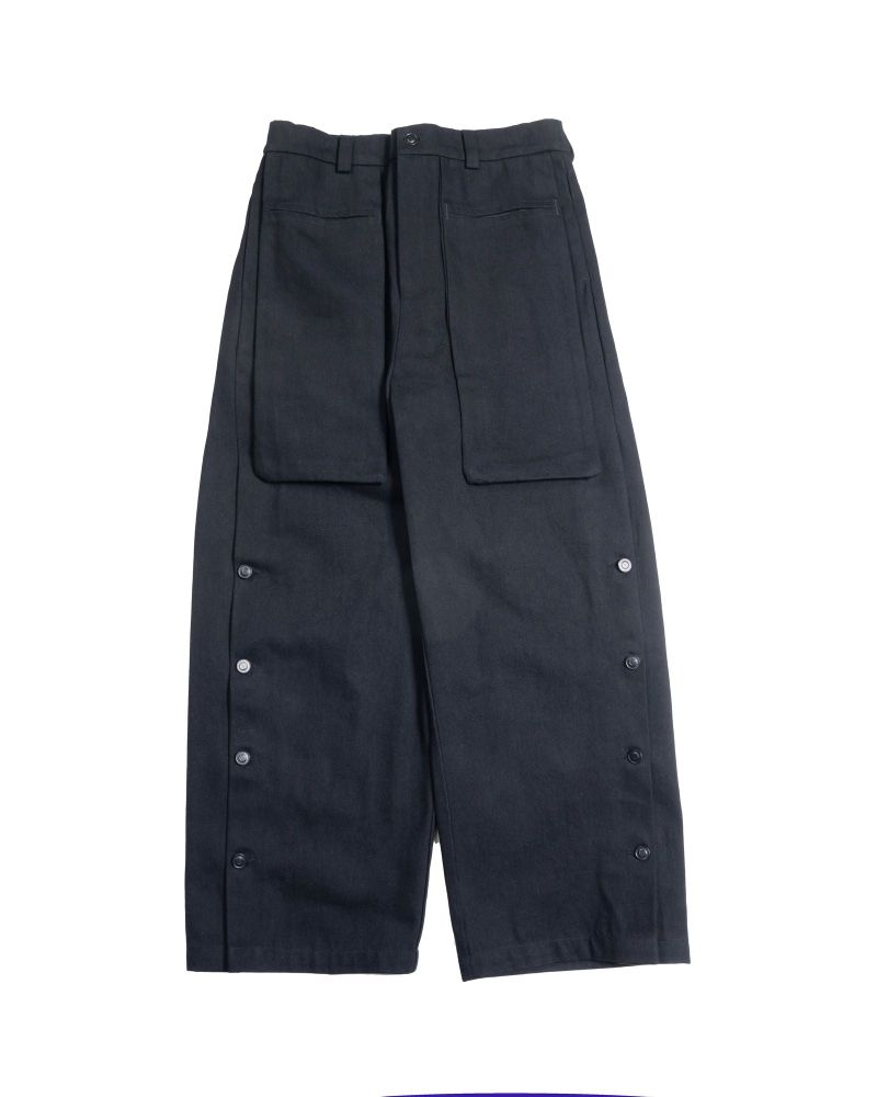 Double Breasted Denim Pants