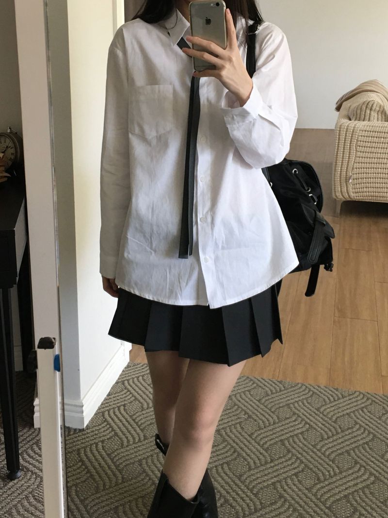 Basic Cotton Shirt (one color)