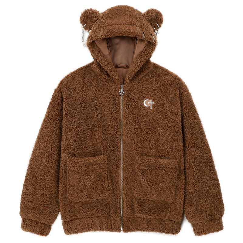CLUT STUDIO(クラットスタジオ)の「0 1 punk bear fleece jacket - BROWN(Jackets/Outerwear)」