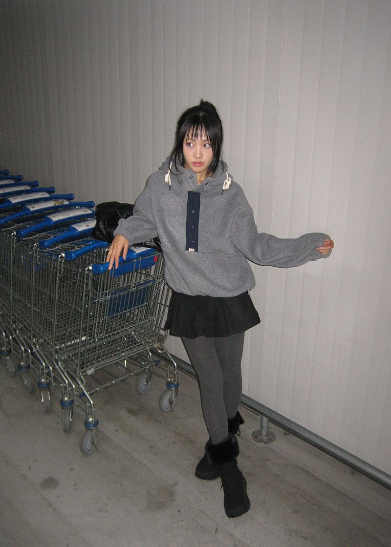 FLEECE HOOD ANORAK