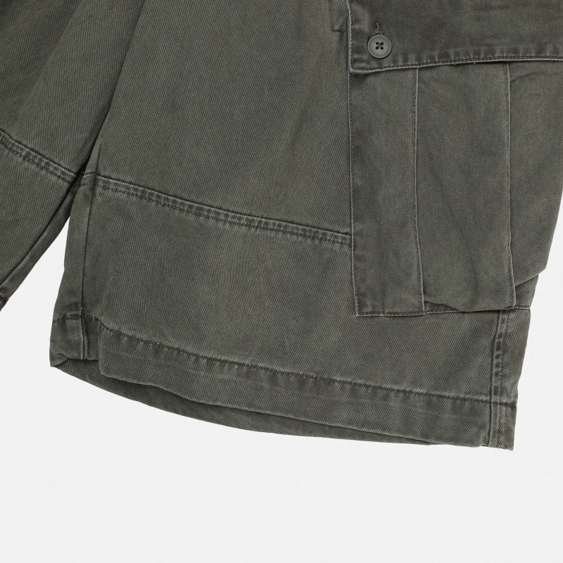 Washed Cargo Bermuda Pants (4color)