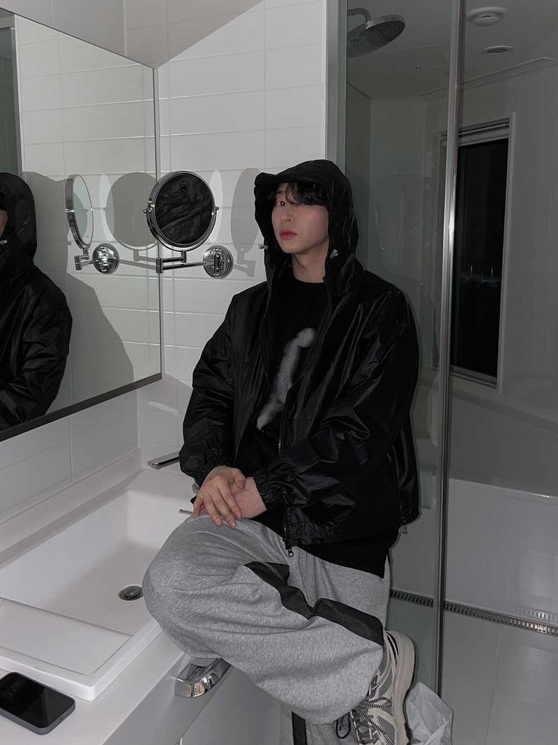ASCLO Rocco Glossy Cap Hood Jumper (4color)