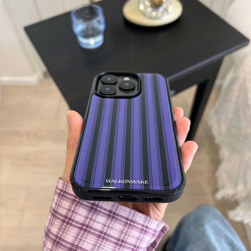 [Epoxy] Stripe case(purple)
