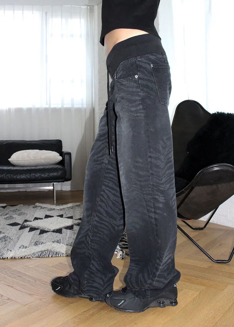 ZEBRA BLACK JEANS (S-L)