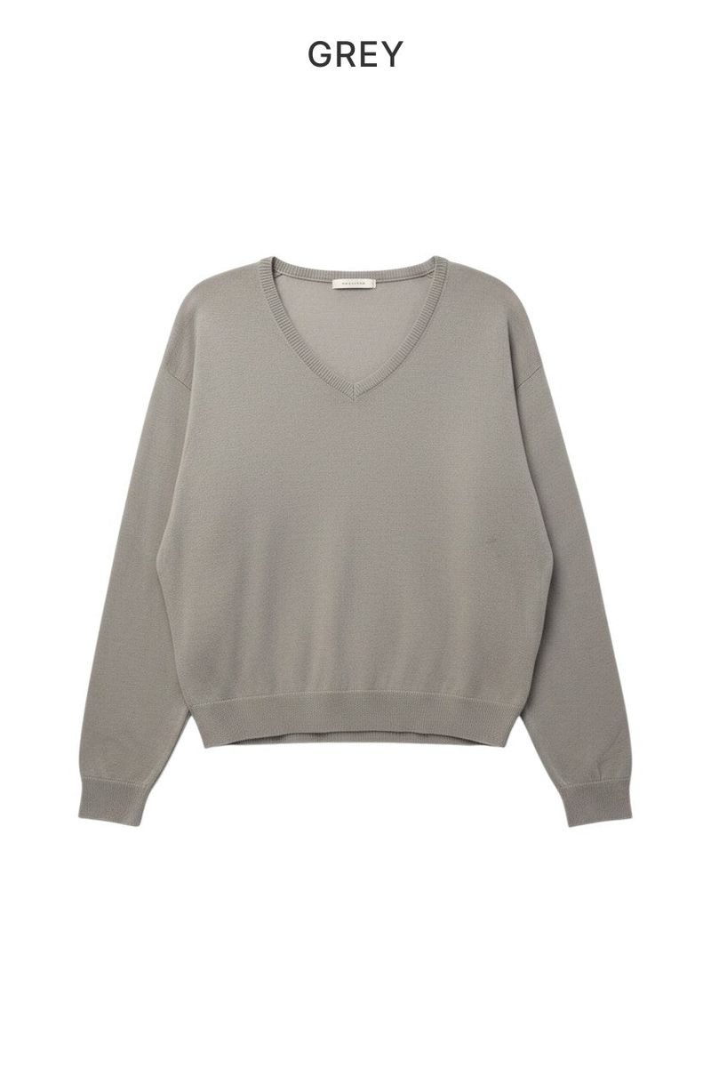 Rian V-Neck Basic Knit