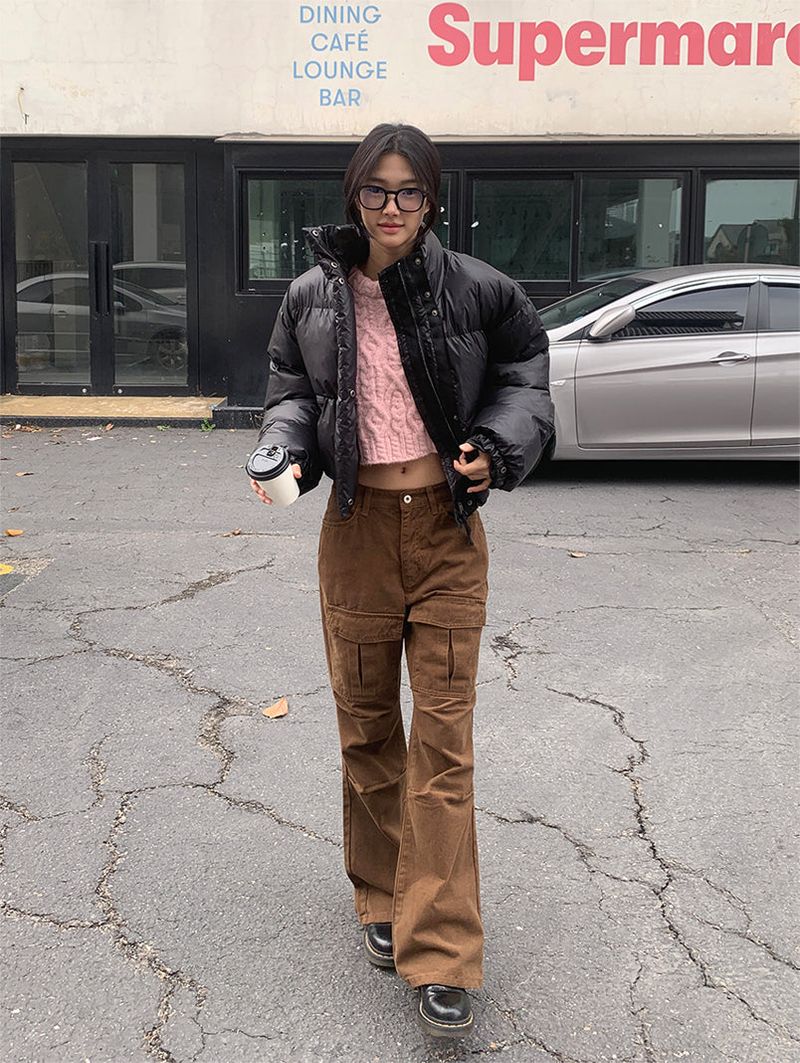 POUND CROPPED PADDING JACKET (6COLOR)