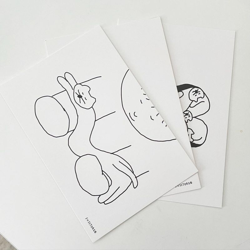 Cat postcard (9 set)
