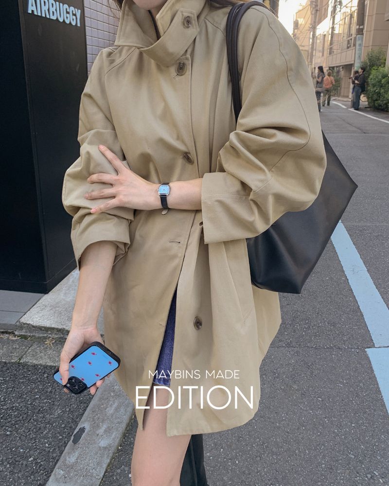 【MADE】Half trench coat
