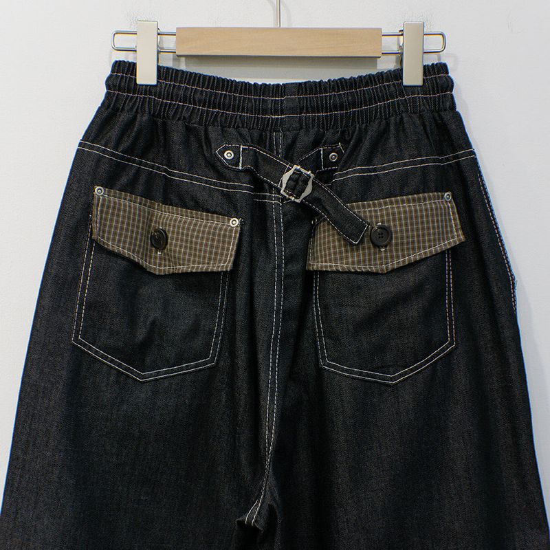 Checker Nonfade Denim Pants