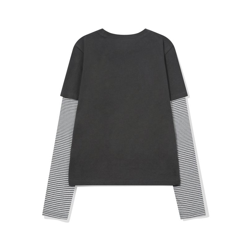 RUMI pfp Layered LS-T [Charcoal grey]