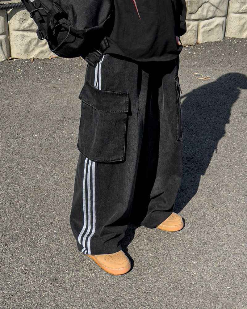Circuit Wide Track Cargo Denim