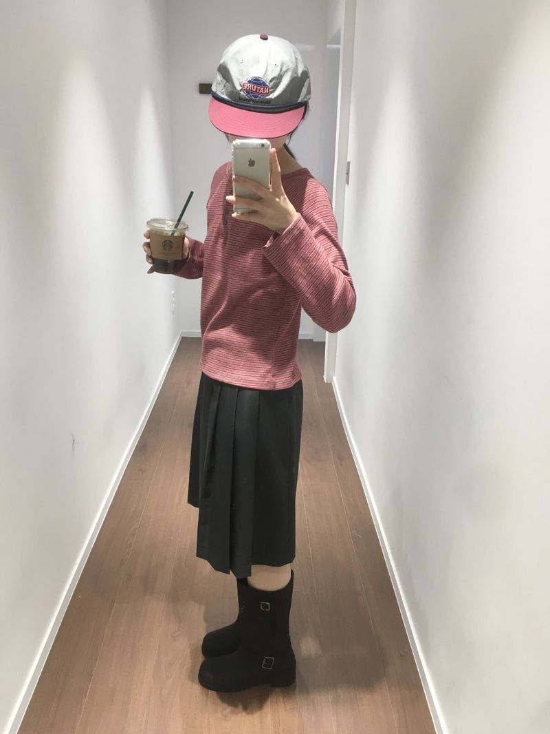 YWD PLEATS SKIRT + BELT (2color)