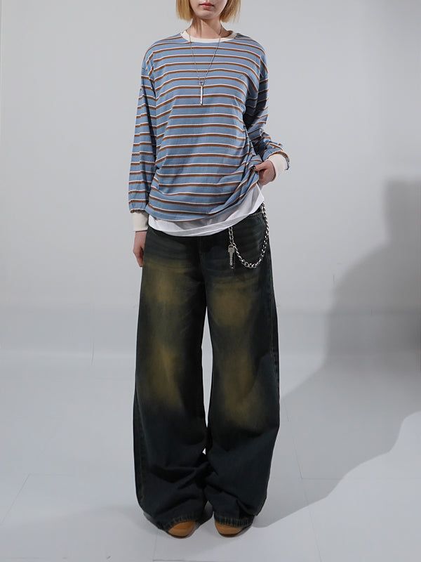 Marley Stripe Loosefit Long Sleeve
