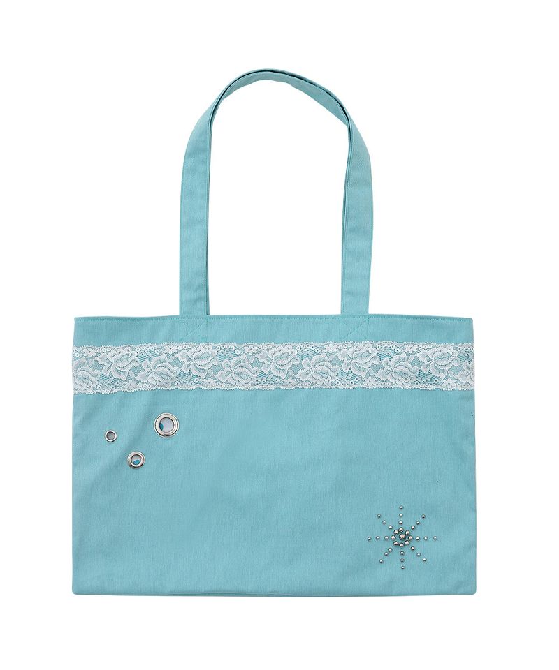 XND LACE ECO BAG_MINT