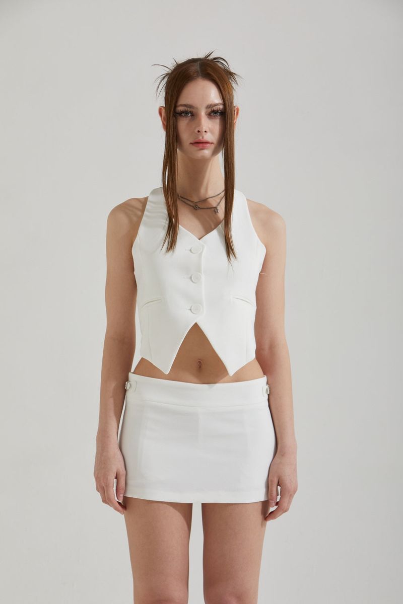 STRAP MINI SKIRT