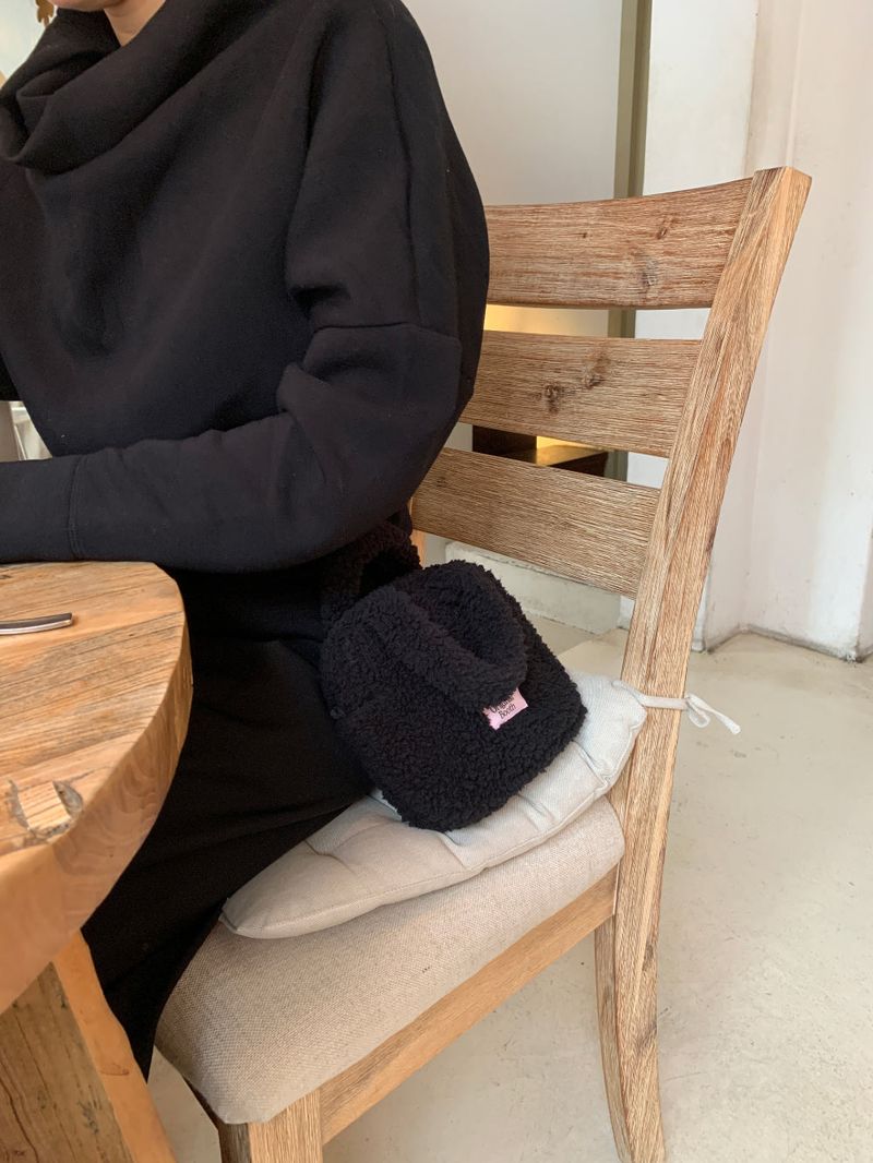 teddy bag black