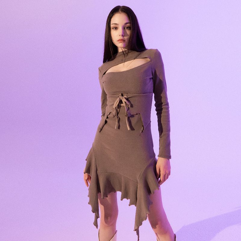 b able two(ビーエイブルトゥー)の「Tinkerbell Dress (MOCHA)(Dresses)」