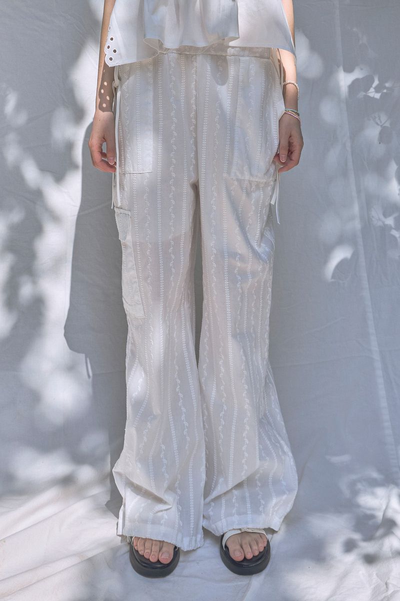 Punching Cargo Pants [Ivory]