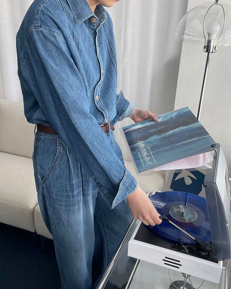 LE Coleman Linen Two-Tuck Denim