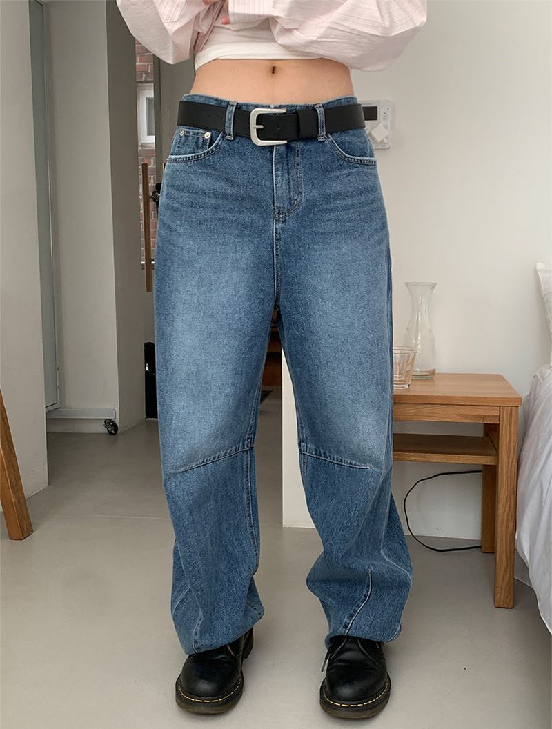 TUCK BALLOON JEANS (2C)