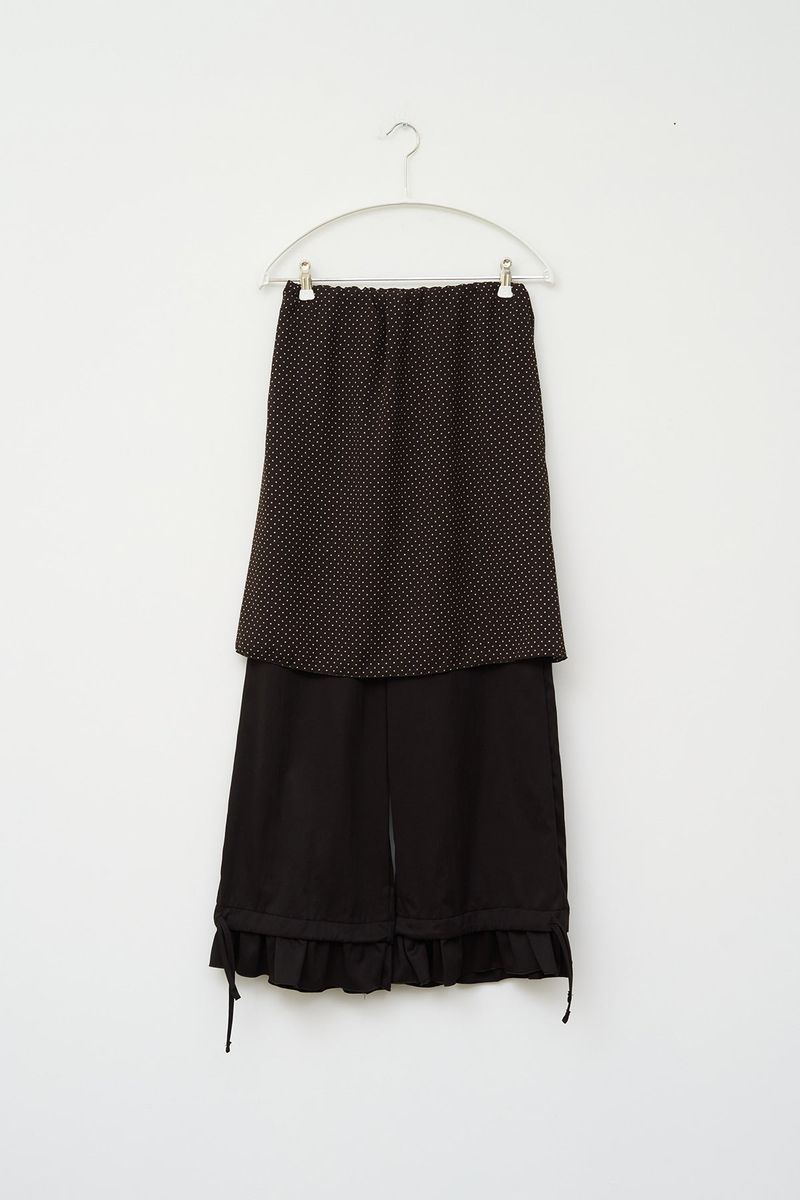(W) Bubu Dot Skirt Pants