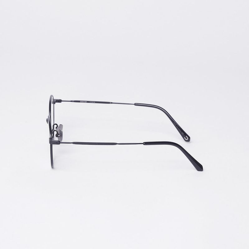 Knouun Round titanium glasses CODE. 101. D Black