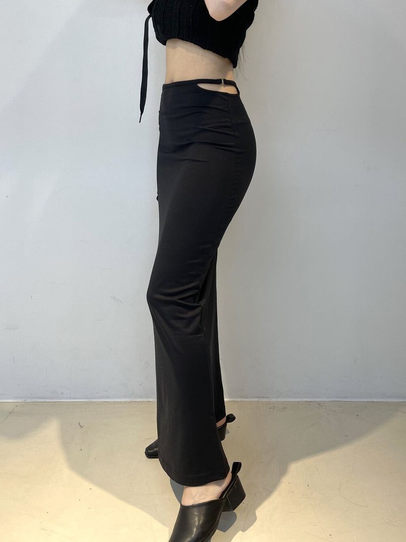 772. Strap slit maxy long sk (2color)