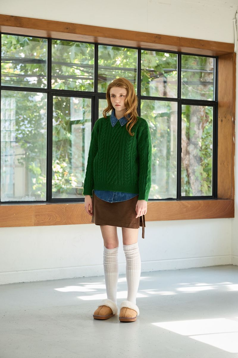 JUICY ROUND KNIT / GREEN