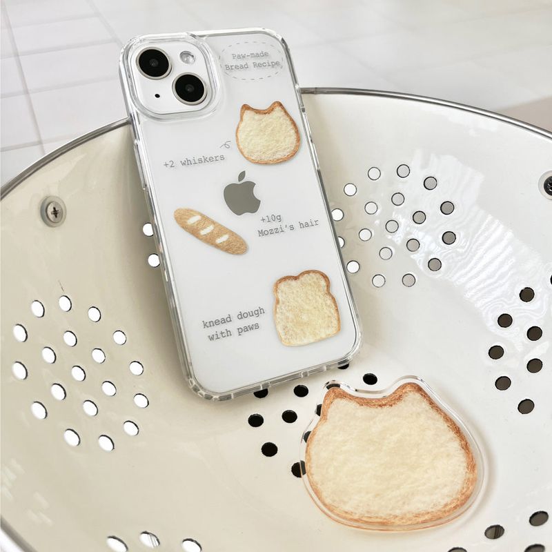 [phone grip]  paw-made bread
