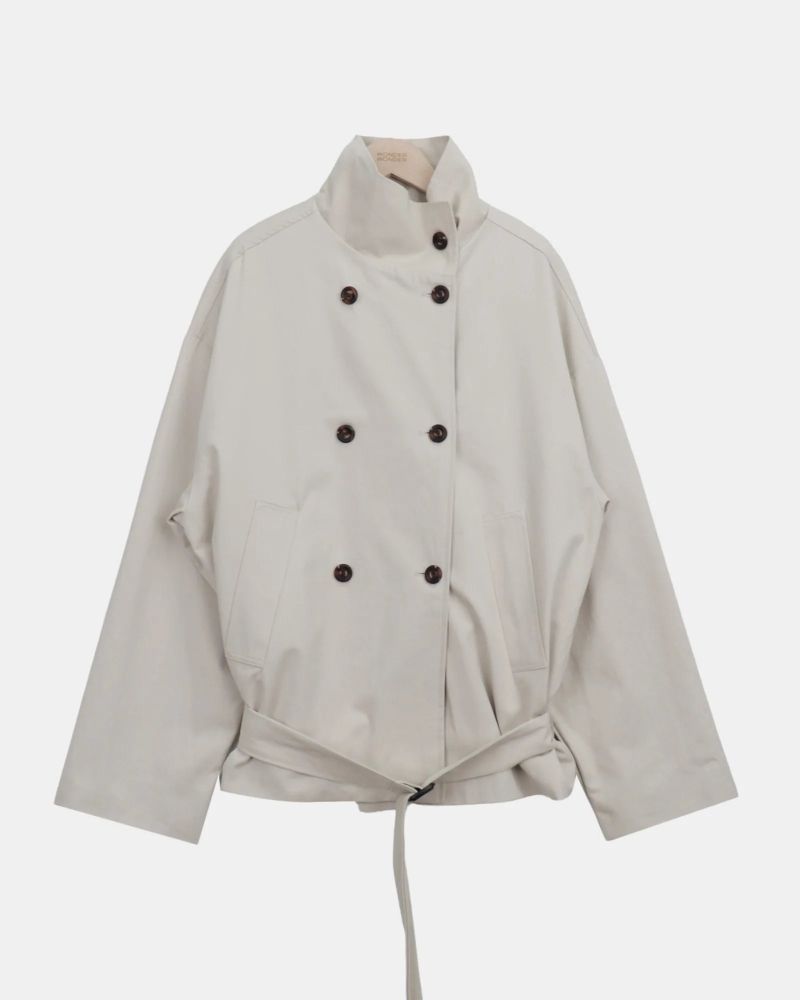 Bailin Belted Short Trench Jacket